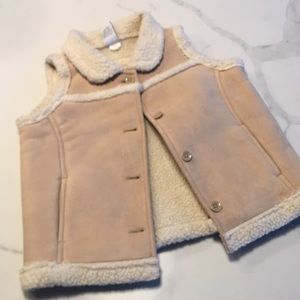GAP faux suede vest.